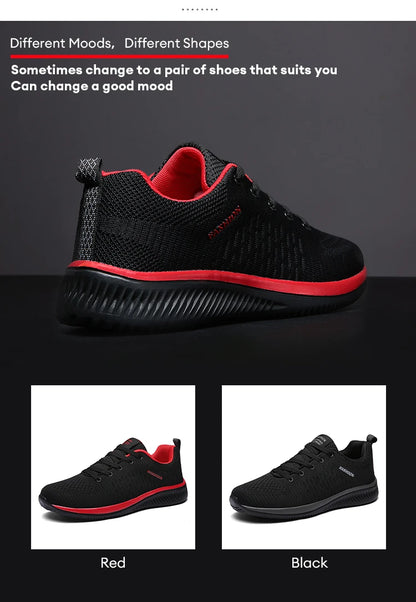 Men's Running Shoes Breathable Light Comfortable Men's Casual Shoes Tennis Outdoor Slip-On Walking Sneakers
