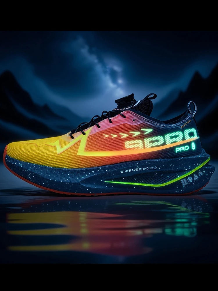 Men’s Running Shoes Carbon Board Specialty Sports Breathable Lightweight Women’s Comfortable Athletic Non-Skid Marathon Sneakers