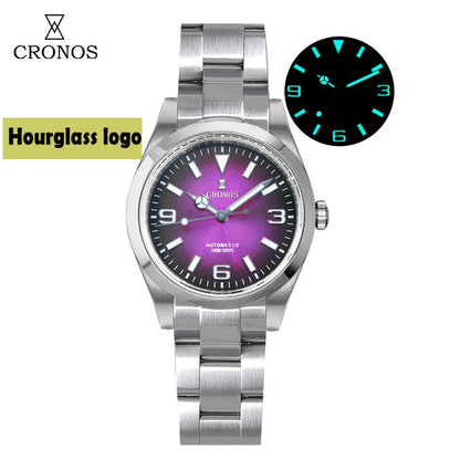 Cronos Luxury Men Watches 36mm Explore Climbing Series Couples Sport Watch NH35 PT5000Unisex Automatic Mechanical Watch 10Bar