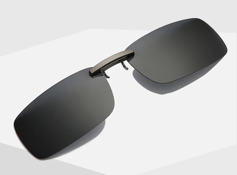 BOYSEEN Ochelari de soare polarizați cu clemă, lentile pentru vizibilitate zi și noapte la volan, unisex, sport, pescuit, ochelari pentru miopie, bărbați, femei, călătorii, activități în aer liber