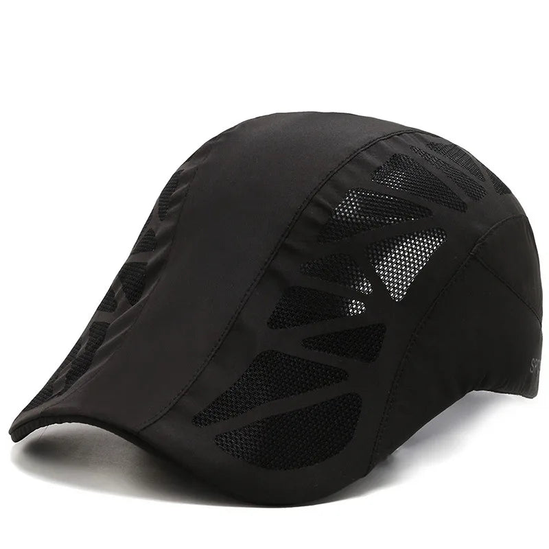 Unisex SPORTS Letter Printed Quick-drying Baseball Cap Sunhats Outdoor Summer Breathable Mesh Sunshade Caps Beret Visor Golf Hat