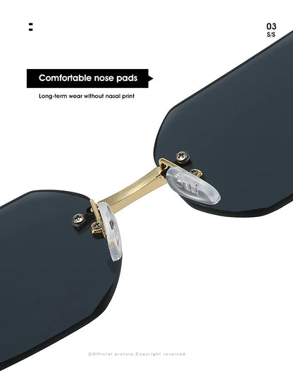 Ochelari de soare decorativi din metal, în formă de șarpe – ramă neregulată unisex, protecție UV, ochelari de soare