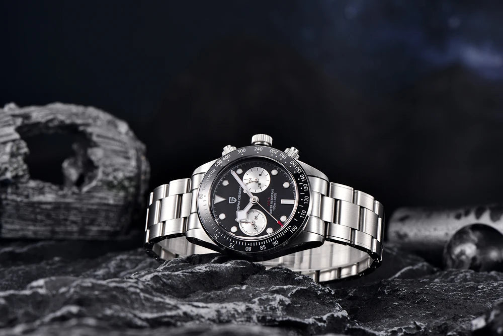 PAGANI DESIGN New Panda Men's Watches Top Luxury Quartz Wristwatches Chronograph Watch Man 2026 Gift AR Sapphire Ceramic Bezel