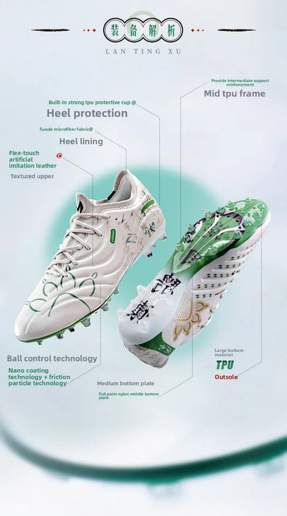 Scarpe da calcio Kelme da uomo, MG per adulti con tacchetti corti, per allenamento su erba sintetica, ultra leggere e antiscivolo