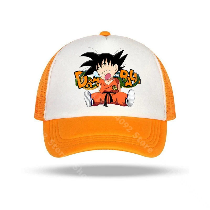 Dragon Ball Baseball Caps Anime Character Printed Sun Hat Kids Adults Summer Breathable Casual Hats Adjustable Peaked Cap Gifts