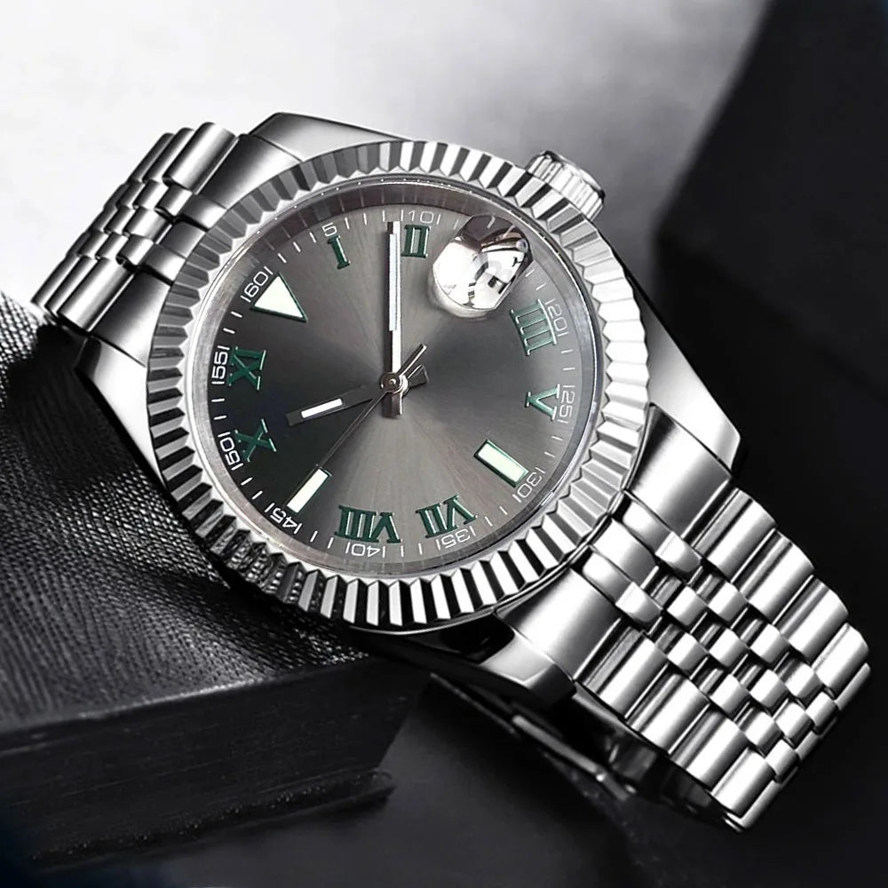 Tandorio For Wimbledon Style Dial 36mm/39mm Sapphire Glass 100m Waterproof Roman Numerals Men Watches  For Japan NH35A