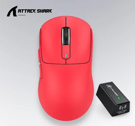 ATTACK SHARK X3 miš s tri načina rada 1K Hz, X3Pro Bluetooth bežični miš 4K Hz, lagan, PAW3395, brzina praćenja 650IPS