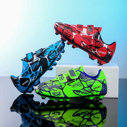 Soccer Cleats for Men and Women Breathable Lightweight Anti-Slip Firm Ground for Outdoor Football Training Match Sports