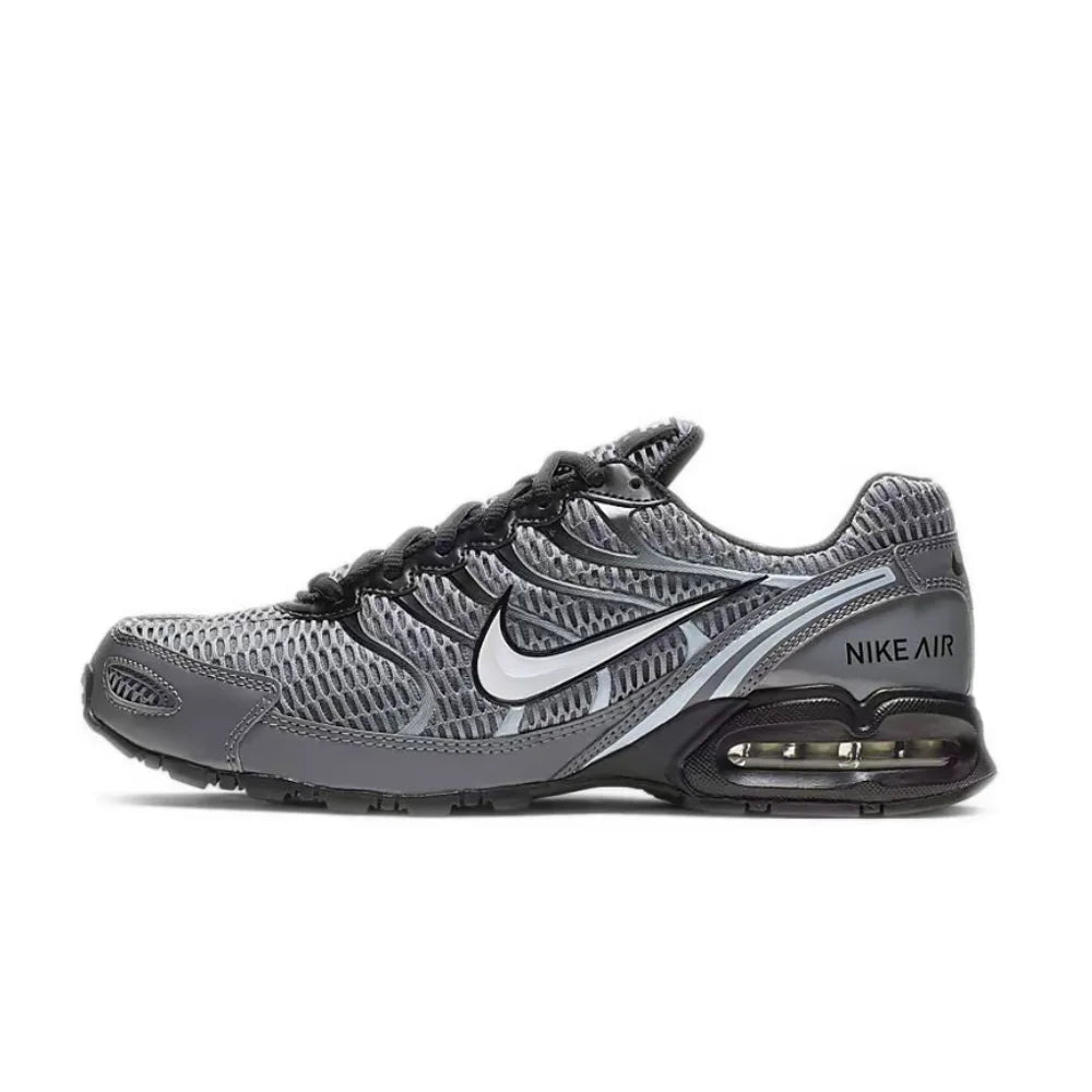 „Nike Air Max Torch 4“ vyriški žemi sportiniai bateliai – pilkos/sidabrinės spalvos, kasdienio stiliaus audinys, kvėpuojanti konstrukcija, ilgaamžiškumas 343846-012