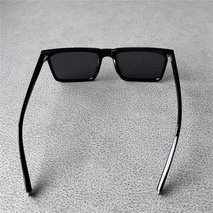 Vazrobe 160 mm Ochelari de soare supradimensionați pentru bărbați, polarizați, negri, unisex, cu ramă mare și groasă, mărime XXL