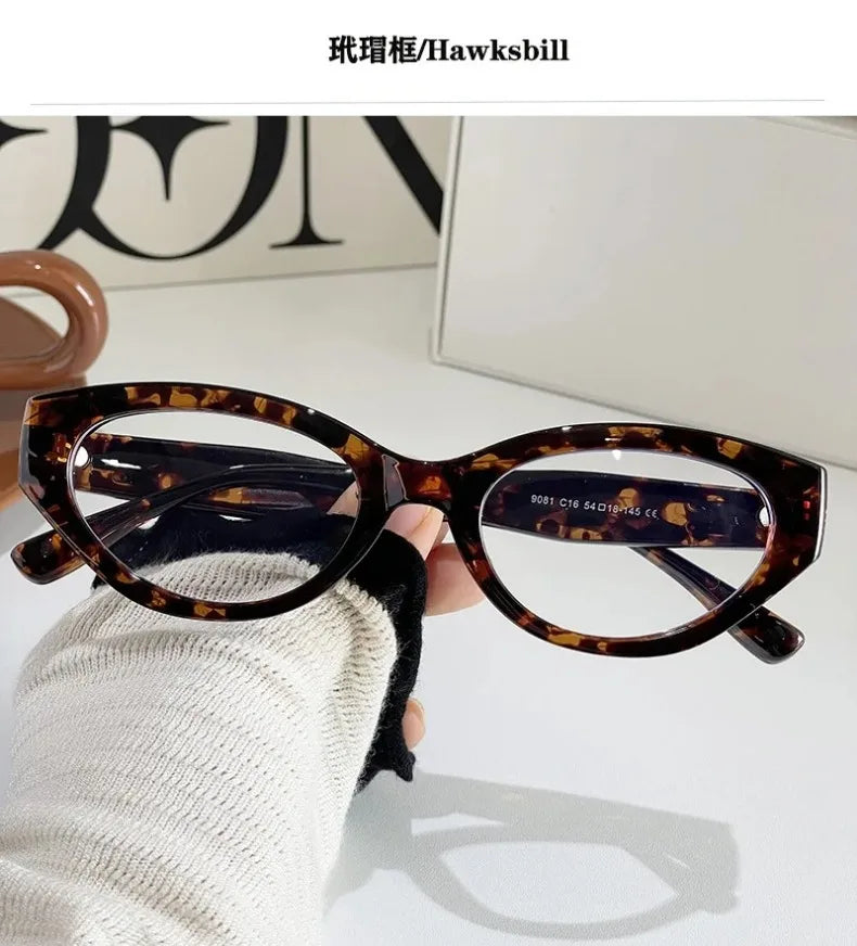 EYORA Vintage Cat Eye Reading Glasses Women Anti Blue Ray Myopia Eyewear Photochromic Progressive Prescription Optical Glasses
