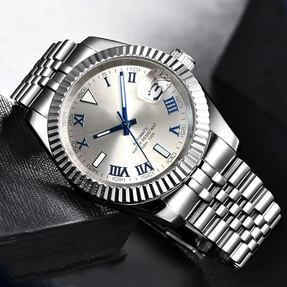 Tandorio For Wimbledon Style Dial 36mm/39mm Sapphire Glass 100m Waterproof Roman Numerals Men Watches  For Japan NH35A