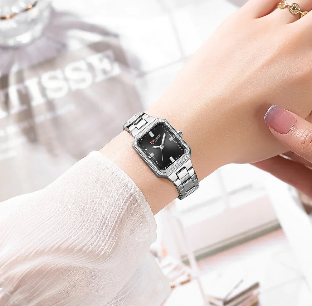 CURREN Elegant Quartz Ladies Wristwatch Top Brand Original Watch For Women Luxury Waterproof Luminous Watches