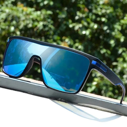 Ochelari de soare polarizați CRIXALIS pentru bărbați, pătrați, supradimensionați, antireflex, pentru șoferi, ochelari de soare cu oglindă, pentru femei, ochelari de protecție UV400, pentru bărbați
