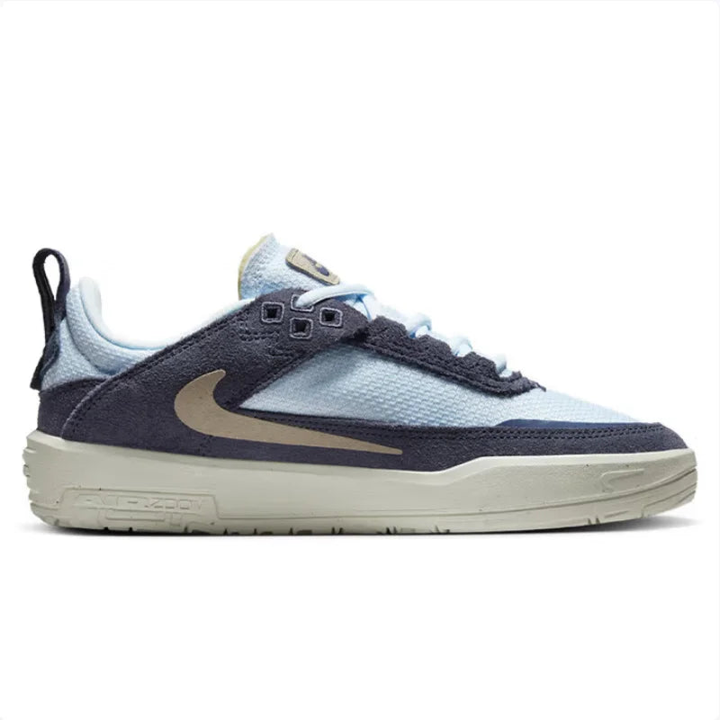 Nike's New Sb Series Offers Strong Grip, Comfort, and Durability for Outdoor Women's Skateboarding Shoes. Lightweight Mesh Material, Durable for Daily Commuting, Low-Top Flat Shoes. Sb Day One Trendy Blue Versatile Sports Cas