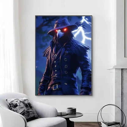 Posters Game-F-F-Fortnites autocolantes e impermeáveis, ideais para decoração de sala de estar, quarto ou bar