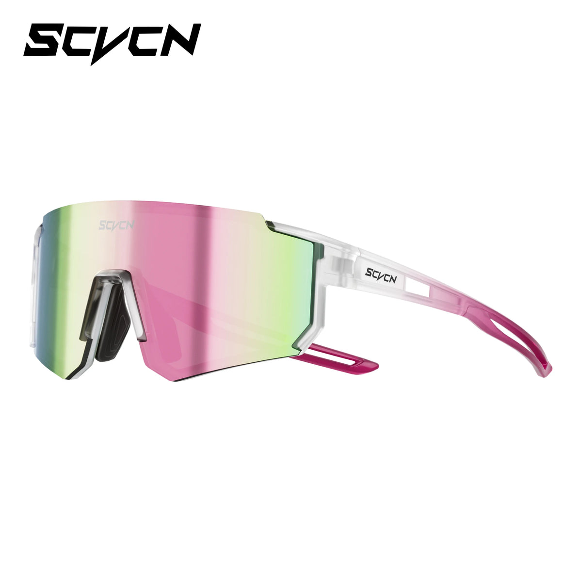 SCVCN Ochelari de soare sportivi pentru fete, ochelari de ciclism pentru copii, ochelari fotocromatici UV400, ochelari de baseball pentru băieți, ochelari pentru activități în aer liber, ochelari de soare pentru alergare și drumeții