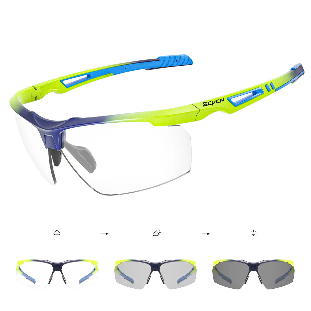 Ochelari de ciclism polarizați SCVCN, ochelari de soare pentru alergare, protecție UV, ochelari pentru ciclism sportiv, MTB, bicicletă de șosea, ochelari pentru femei, ochelari de protecție pentru ciclism