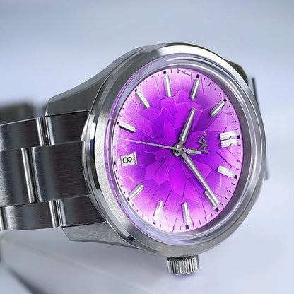 WM Watch Automatic Mechanical Men Watches NH35 Sapphire Glacier Collection 100M Water Resistant Man Welly Merck Watch WM226