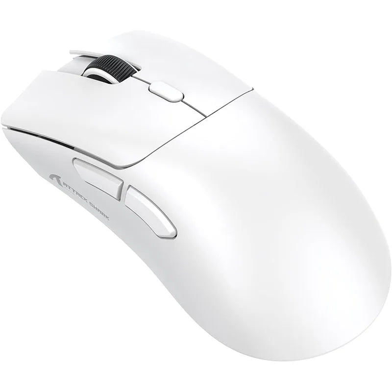 ATTACK SHARK R1 Superlight Wireless Gaming Mouse, 59g Ultra-Light Mouse with PixArt PAW3311 Sensor, 18000 DPI, Tri-Mode Bluetooth & 2.4GHz, 65H Battery
