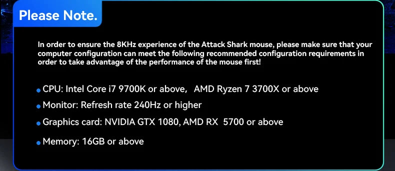 ATTACK SHARK X3/X3PRO 4K/8K bezdrôtová herná myš, 26K DPI, tri režimy pripojenia (káblové/2.4GHz/BT5.2), ľahká konštrukcia, senzor PAW3395 pre hráčov