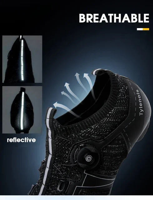 Professional Men's Road Cycling Shoes Breathable Women's MTB Bike Shoes Racing Speed Sneakers Mountain Bicycle Footwear for Shimano
