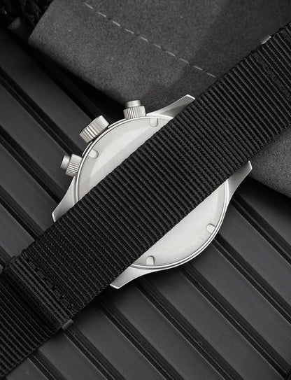 Militado ML1868 Watch VK61 Quartz Movement 100m Waterproof Watches Men Stainless Steel Chronograph Sapphire Crystal Wristwatch