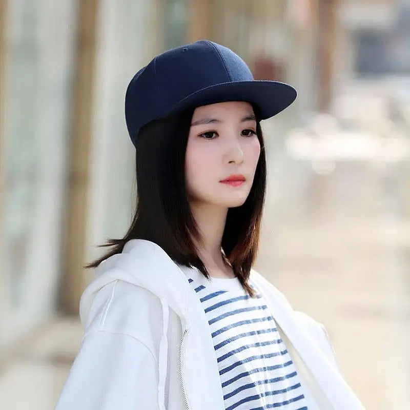 Men Women Multi Color Baseball Cap Peaked Cap Streetwear Hip hop Dad Hat wide Flat Brim Snapback Hat Outdoor Sun Hats for adult