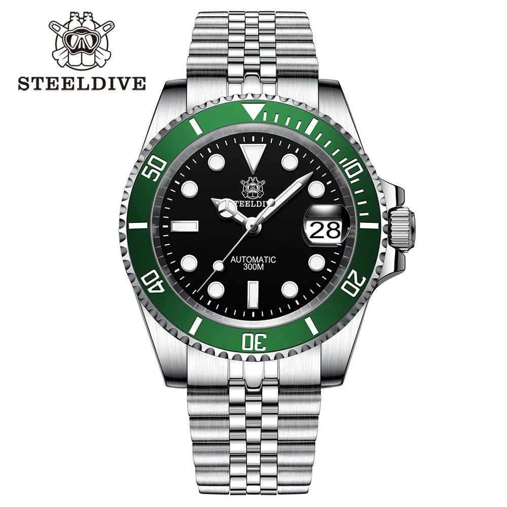SD1953 Steeldive Brand 2022 Men Mechanical Wristwatch 41mm Stainless Steel Men Watch NH35 Sapphire Glass Men Watches