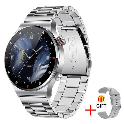 Luxury QW33 Smart Watches Men NFC Wireless Call Fitness Waterproof Sports Wrist Intelligent Smartwatches for Women Android 2026