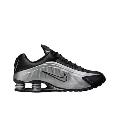 POIZON Nike Shox R4 Classic And Versatile Running Shoes Unisex Silver HQ1988-007