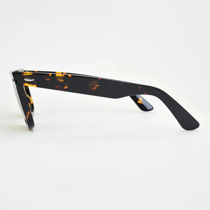 Ochelari de soare clasici cu lentile de sticlă Ochelari de soare din acetat pentru bărbați Y-2140 Design cu nit dublu Ochelari de protecție eleganți pentru femei, cu formă pătrată, cu protecție UV