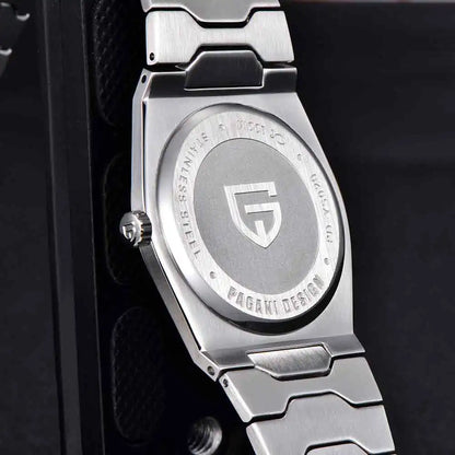 PAGANI DESIGN 2026 new ultra-thin 7mm quartz men's watch stainless steel sapphire 10Bar waterproof C3 upgrade V2 reloj hombre