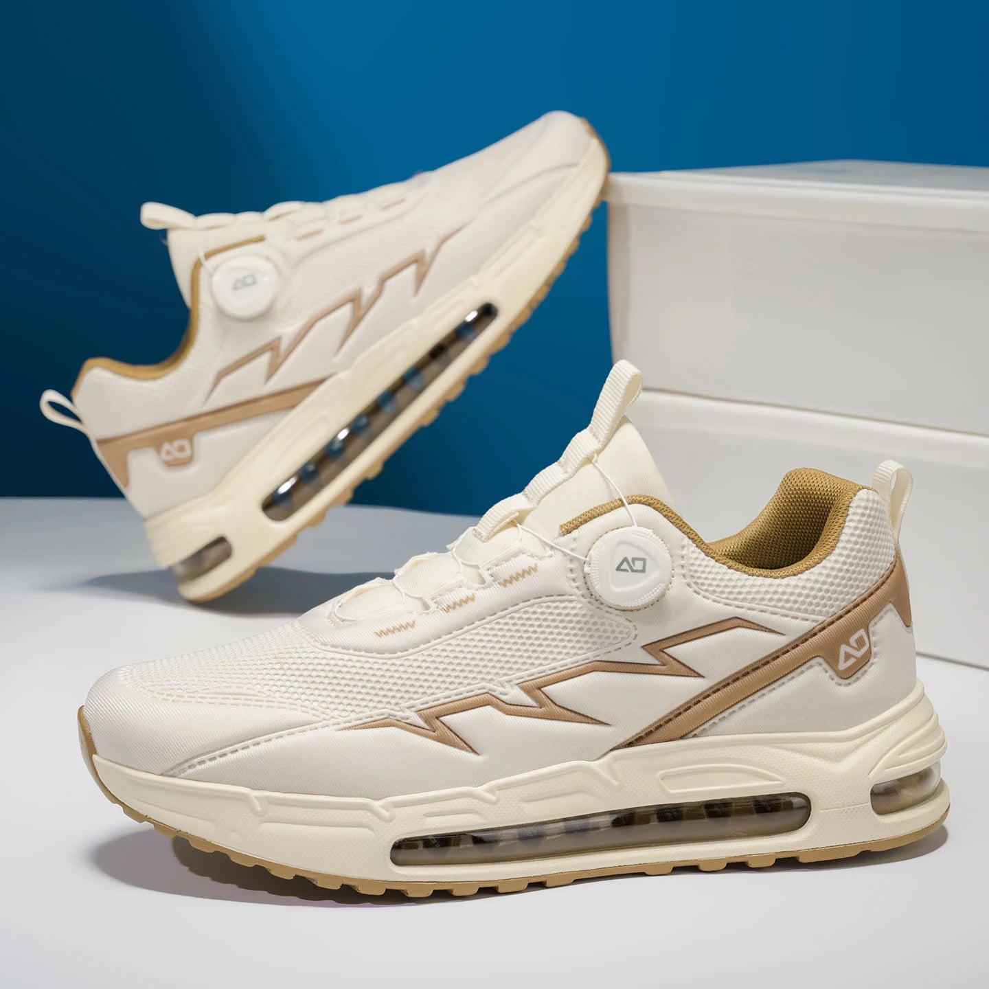 Zapatillas de running para hombre de primavera y verano, calzado de senderismo para exteriores, zapatillas de trail resistentes al desgaste con cierre BOA, transpirables, de estilo deportivo y casual
