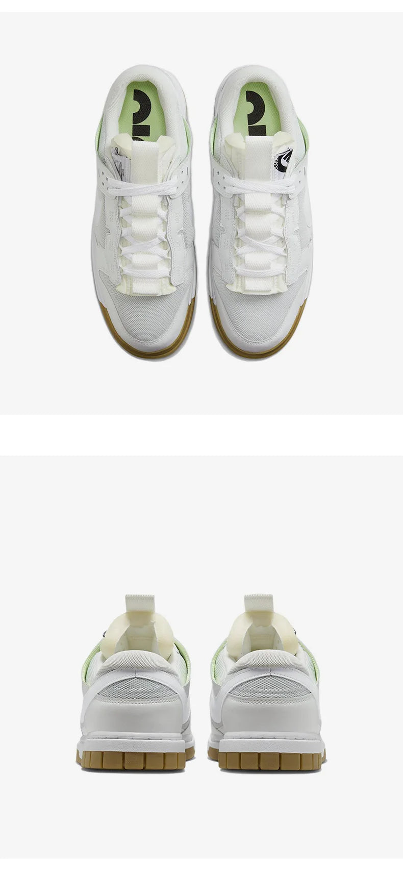 Nike genuine Air Dunk Jumbo men's and women's retro low top board shoes DV0821-103