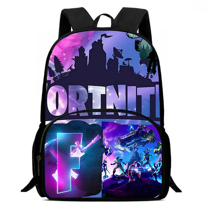 Mochilas Classic Game Fortnites para Crianças, Rapazes e Raparigas, Presente de Aniversário para Estudantes, Mochilas Escolares Infantis de Grande Capacidade, Duráveis, para Campismo