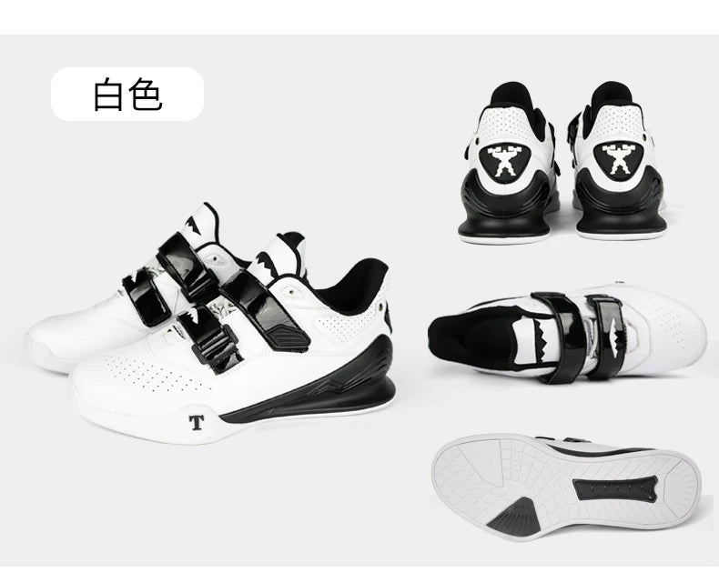 Professional Weightlifting Shoes Comfortable Indoor Squat Training Shoes Durable Anti Slip Weightlifting Hard Pull Sports Shoes