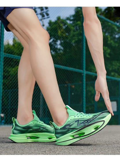 Running Shoes Marathon Speciality Men Sports Carbon Board Breathable Ultralight Womens Comfy Athletic Cushion Stability Sneakers