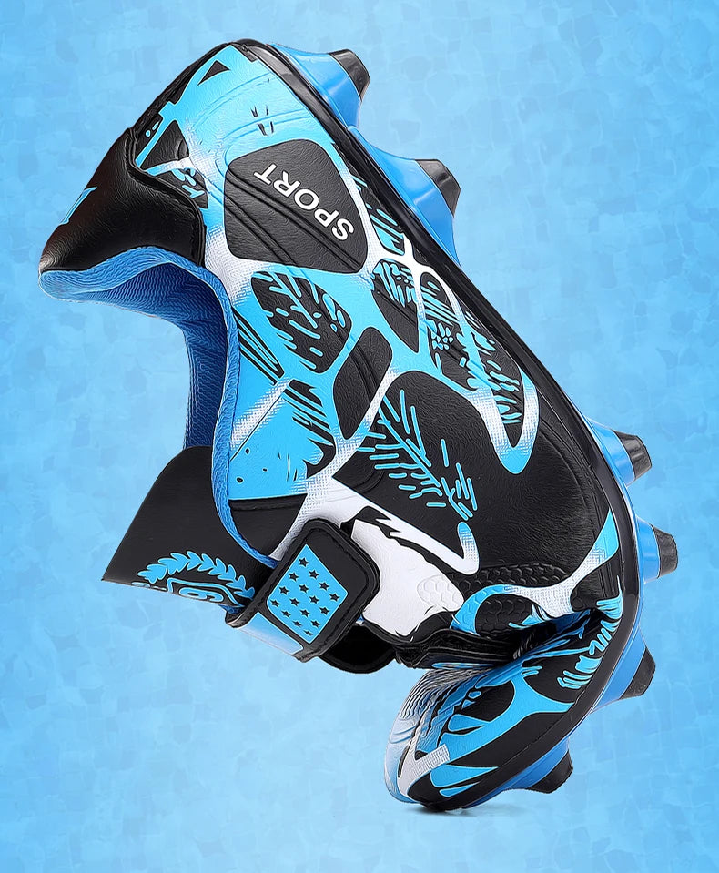 Soccer Cleats for Men and Women Breathable Lightweight Anti-Slip Firm Ground for Outdoor Football Training Match Sports