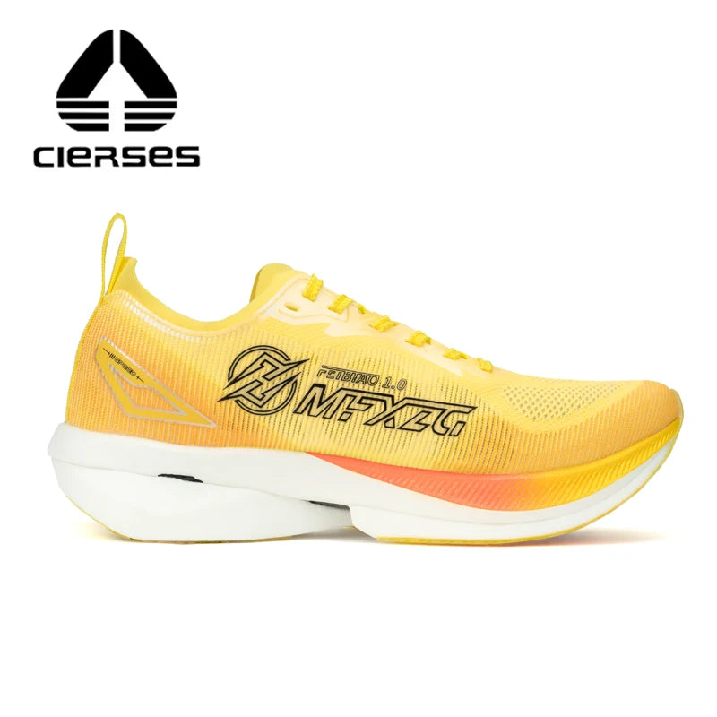 CIERSES MFXZG carbon plate marathon running racing shoes professional package support shock absorber ultra-light sports shoes