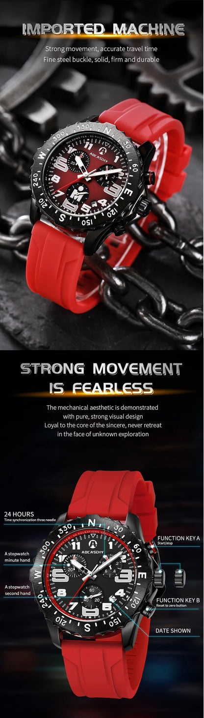 Quartz Wristwatch Men's Watches ENDURANCE Wristwatch Casual Men Watch Luxury Waterproof Luminous Chronograph Date reloj hombre