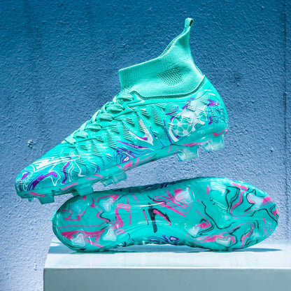 New Men's Professional Soccer Shoes Non-slip Football Boots Unisex Breathable Futsal Sports New Cleats Drop Shipping Ultralight