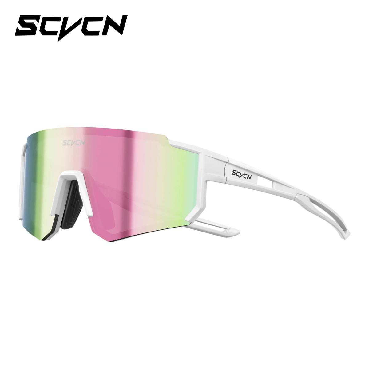 SCVCN Ochelari de soare sportivi pentru fete, ochelari de ciclism pentru copii, ochelari fotocromatici UV400, ochelari de baseball pentru băieți, ochelari pentru activități în aer liber, ochelari de soare pentru alergare și drumeții