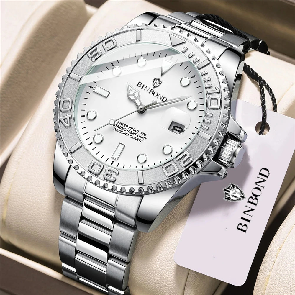 Luxury Watch Man High Quality New Brand Sports Fashion Quartz Wristwatches Men Gifts Automatic Watches Mens Coffee Digital Clock