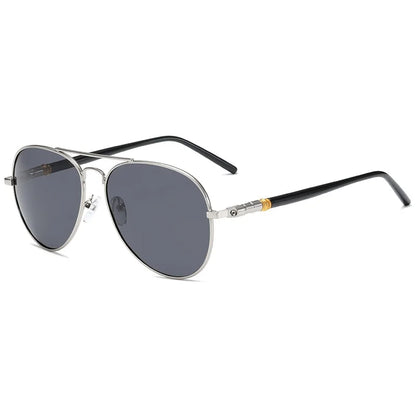 Ochelari de soare polarizați pentru bărbați și femei, ochelari colorati cu lentile reflectorizante, ochelari de soare pentru șofat, negri, unisex, cu lentile de pilot, UV400