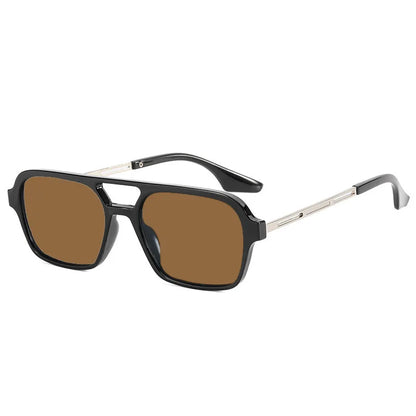 Square Small Frame Double Beam Sunglasses Pilot Retro Sunglasses Instagram Popular Classic Sunglasses 3517