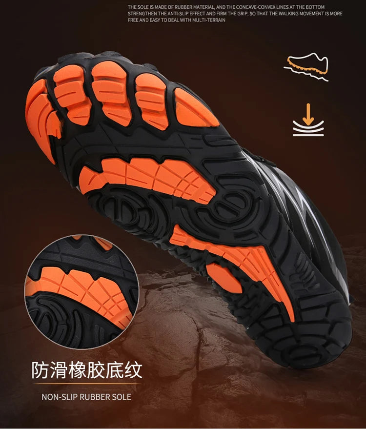 Men's Cross-Trainer | Barefoot & Minimalist Shoe | Zero Drop Sole | Wide Toe Box Aqua Shoes Five-Finger Swimming Shoes