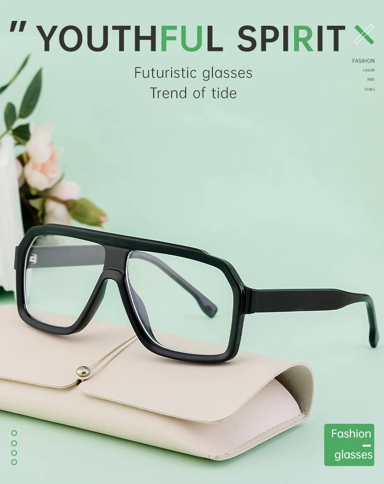 Ochelari de soare clasici, supradimensionați, pătrați, pentru bărbați, de lux, la modă, cu ramă metalică mare, ochelari de protecție, ochelari de soare eleganți pentru doamne