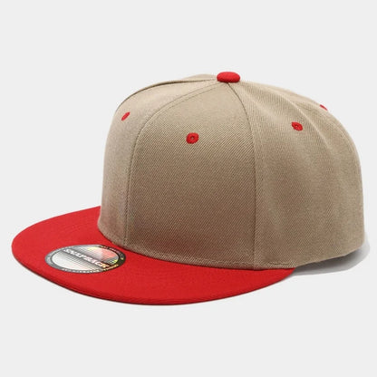 Hot Sale Cap Plain Snapback High Quality Adult Hip Hop Baseball Cap Men Women Outdoor Leisure Fashionable color blocked Hat