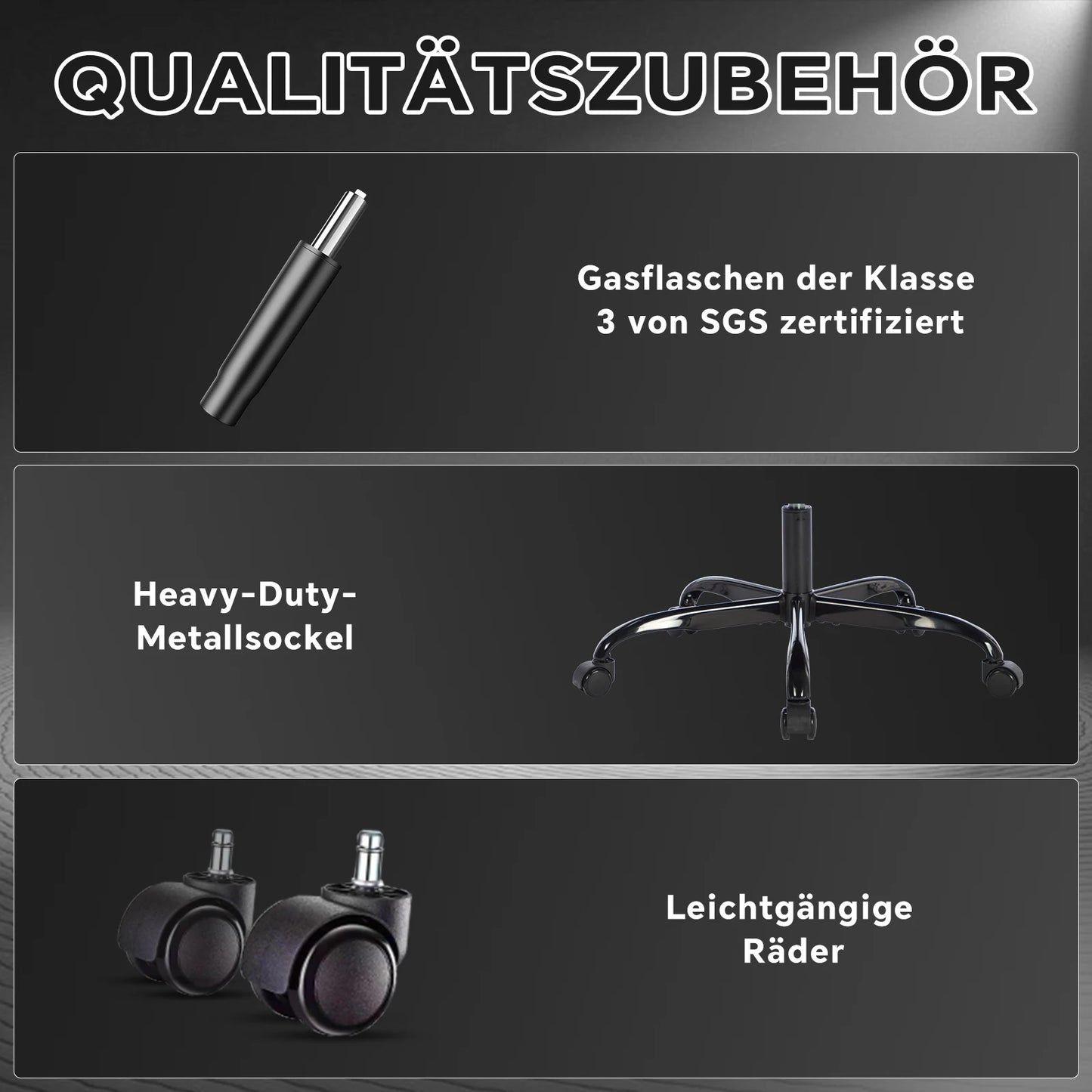 Gaming-Stuhl mit Fußstütze, ergonomischer Gamer-Stuhl mit Lendenkissen und Kopfstütze, höhenverstellbarer Computerstuhl